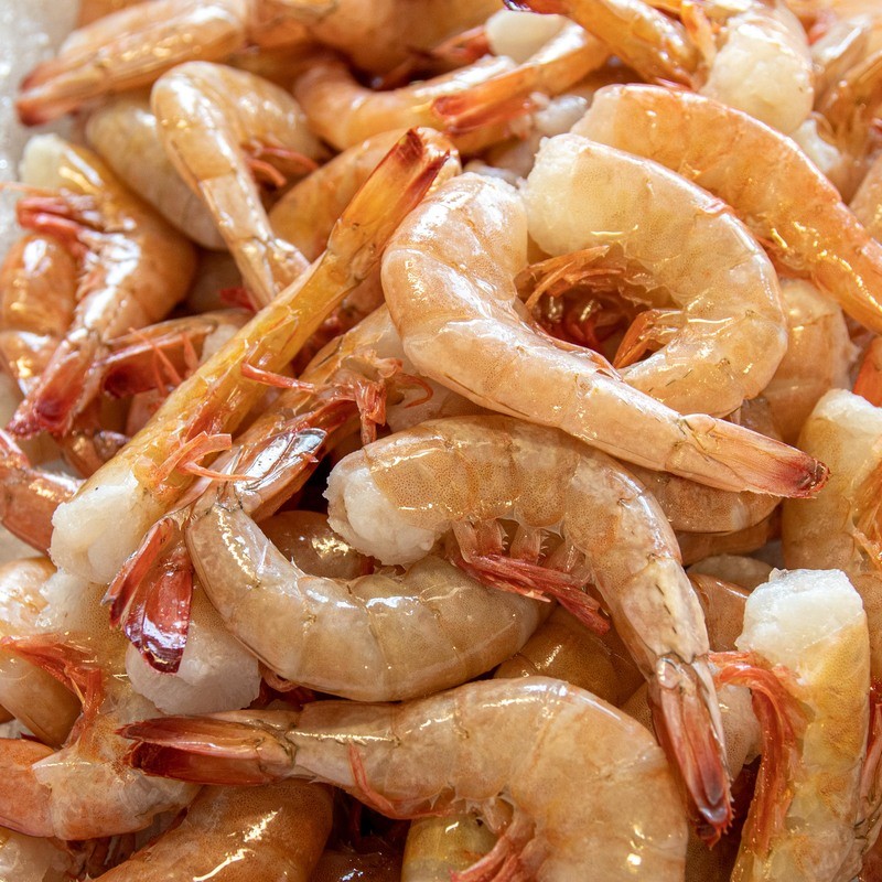 1 lb Shell-on Domestic White Jumbo Shrimp (Not Cooked)